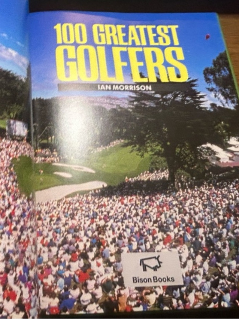Vintage 1988 100 Greatest Golfers Hardcover Golf Book